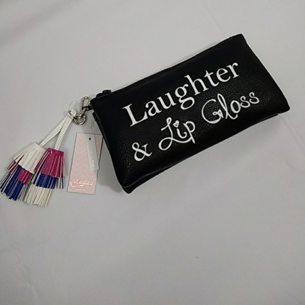 Candie's Black Makeup Pouch
